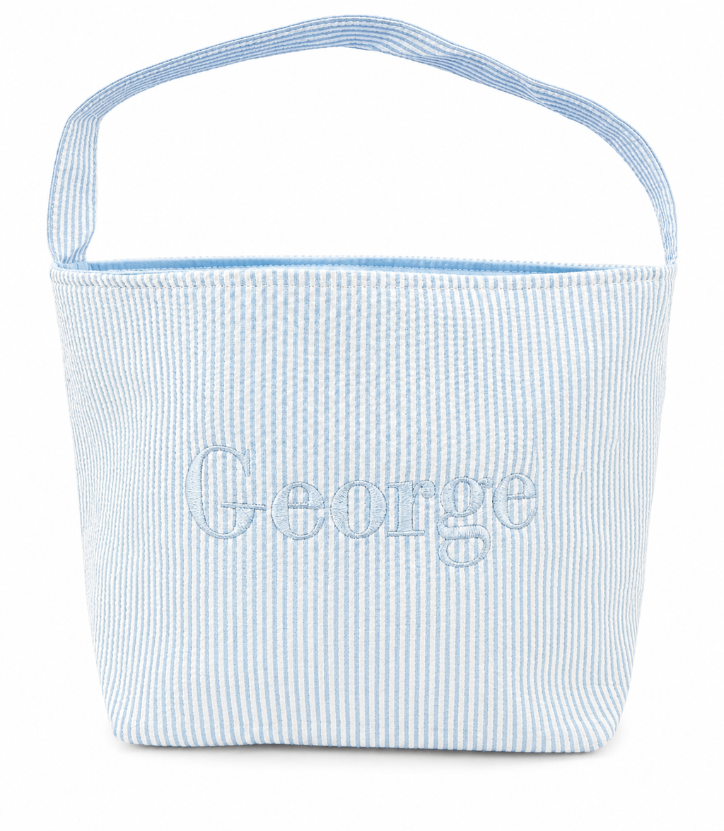Seersucker Basket