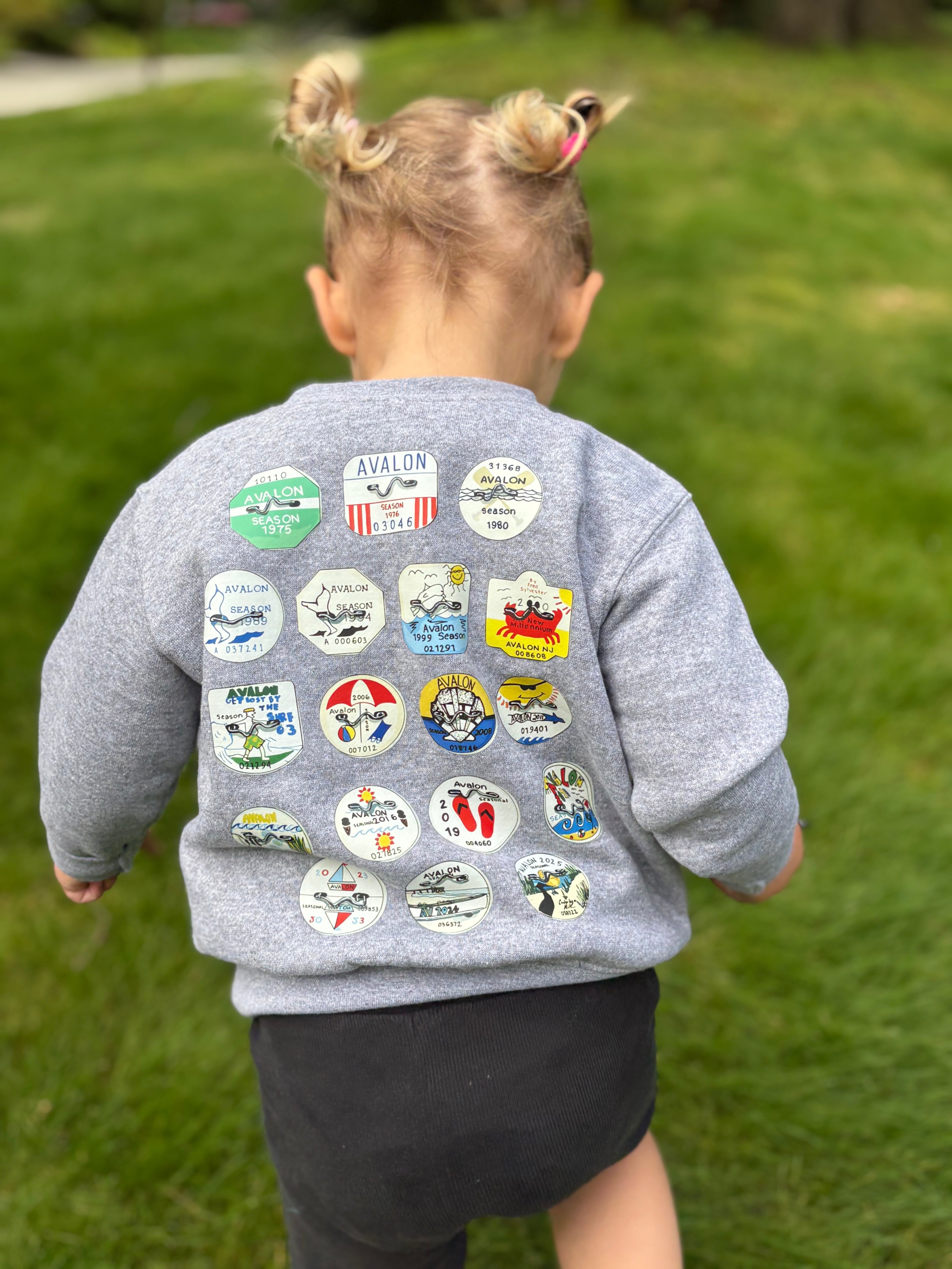 Farpost Collective x Reverie by Lizzy Avalon Beach Tag Toddler Sweatshirt