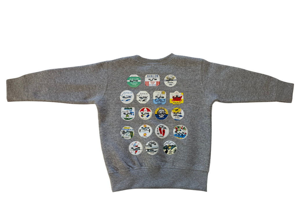 Farpost Collective x Reverie by Lizzy Avalon Beach Tag Toddler Sweatshirt